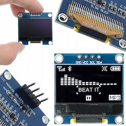 Rosfix Οθόνη Oled 0 96" 4πινών Λευκή