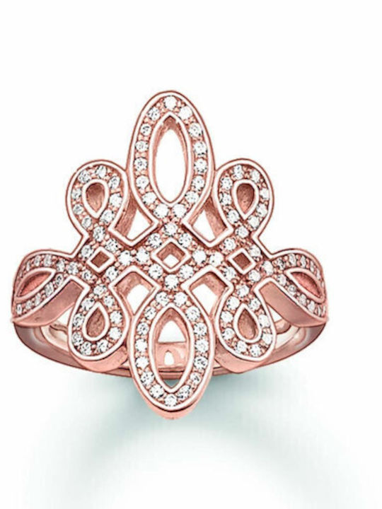 Thomas Sabo Ring made of Silver Gold Plated