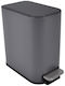 Ankor Metallic Bathroom Basket Soft Close 5lt Gray