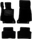 Autopataki Set of Front and Rear Mats 4pcs for Mercedes-Benz E Class W213 2016-2023 Black