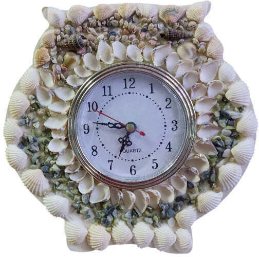 Analog Beige Tabletop Clock Analog Beige Tabletop Clock