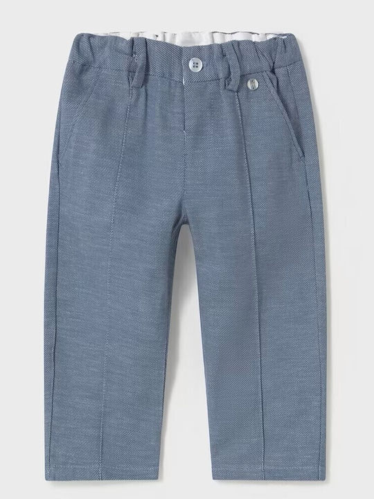 Kids' Linen Pants Sea Blue