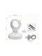 ForHome Curtain rail base Wall made of Wood White 1pcs