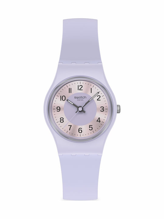 Swatch Swatch Women's Watch with Purple Rubber Strap