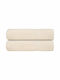 vidaXL Bath Towel 70x140cm Cream 2 Pieces