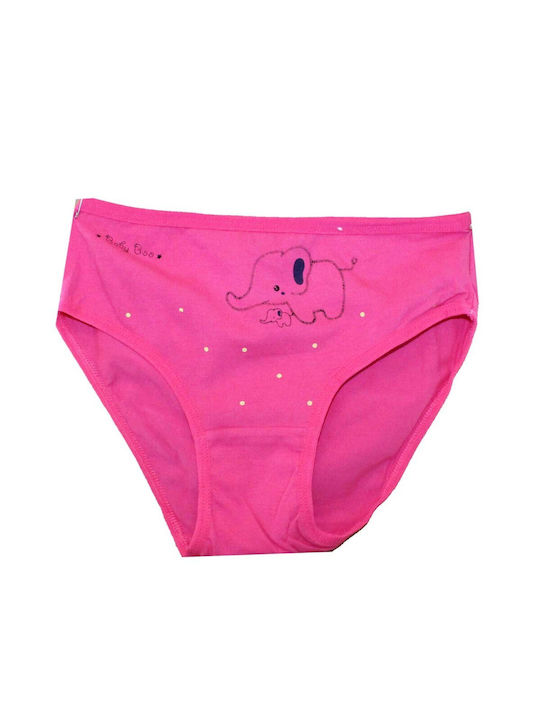 YTLI Kids' Brief Fuchsia