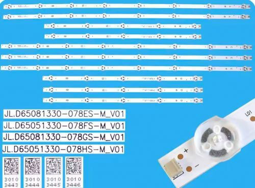 Vestel 65" Jl.d65081330-078 Set 10pcs Led Bar