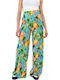 Damen Stoff Hose Multicolor
