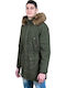 Jachetă de Iarnă Parka Olive