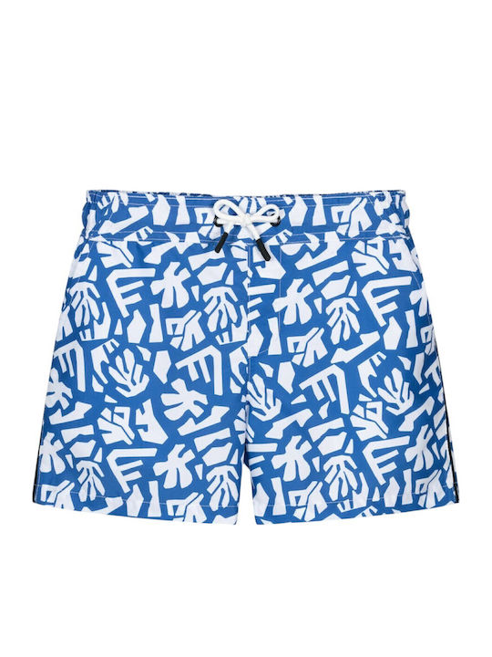 Mayoral Kids Swimwear Swim Shorts Blue