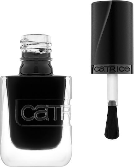 Catrice Cosmetics Gel Affair Glossy Βερνίκι Νυχιών Μακράς Διαρκείας 037 Black To The Roots 10.5ml