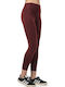 Schulung Frauen Capri Leggings Hochgeschnitten Carbon