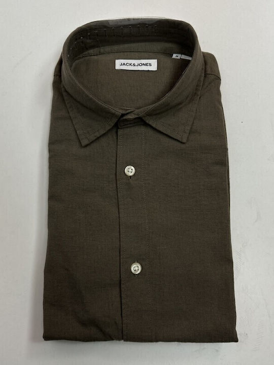 Jack & Jones Long-sleeved Cotton Shirt Falcon