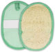 Νipavo Oval Loofah 1side Loofah 1side Cotton