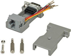 Adapter DB25 M RJ45 F 8p/8c 12.03.8025 Roline Adapter DB25 M RJ45 F 8p/8c 12.03.8025 Roline