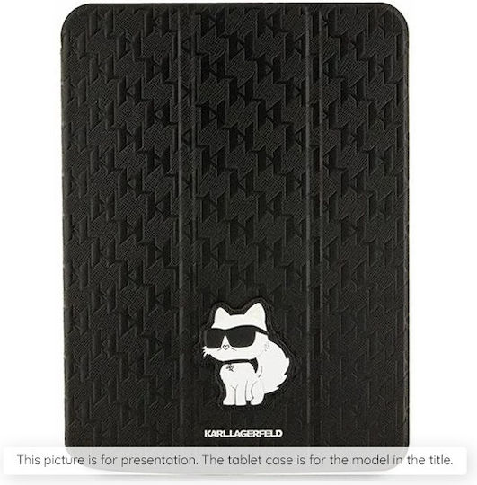 Karl Lagerfeld Karl & Choupette Flip Cover Μαύρη (iPad Pro 2024 11")