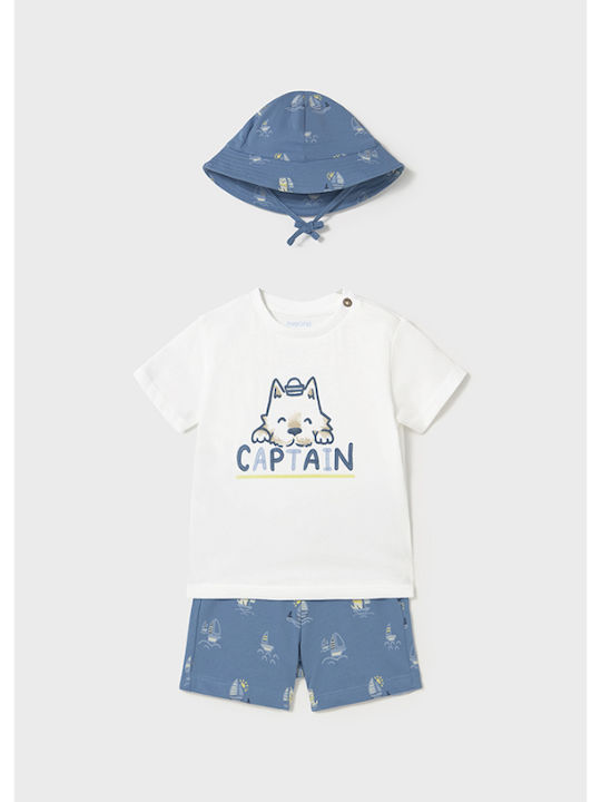 Kinder-Set mit Shorts Sommer 3Stück Blau