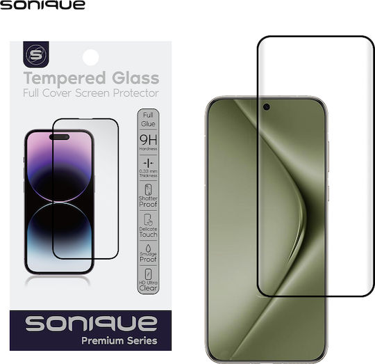 Sticlă Curbată Sonique Premium Series HD Acoperire Completă 9H Huawei Pura 70 Ultra Negru