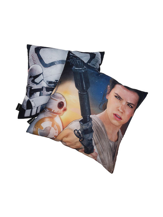 Starwars 5505 Figurenkissen 40x40 Weiß Schwarz Gold