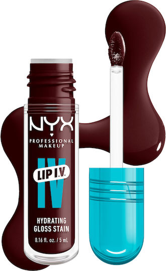 NYX Professional Makeup Lip IV Lip Gloss 15 Water 'bout Wine? Hydrating 5ml
