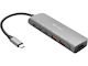 Sandberg USB-C Dockingstation mit HDMI 4K PowerDelivery Ethernet Silber