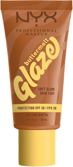 NYX Professional Makeup Buttermelt Glaze Soft Glow Skin Tint Mov/alb 05 Chai Butta 30ml