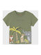 Kinder-T-Shirt Grün