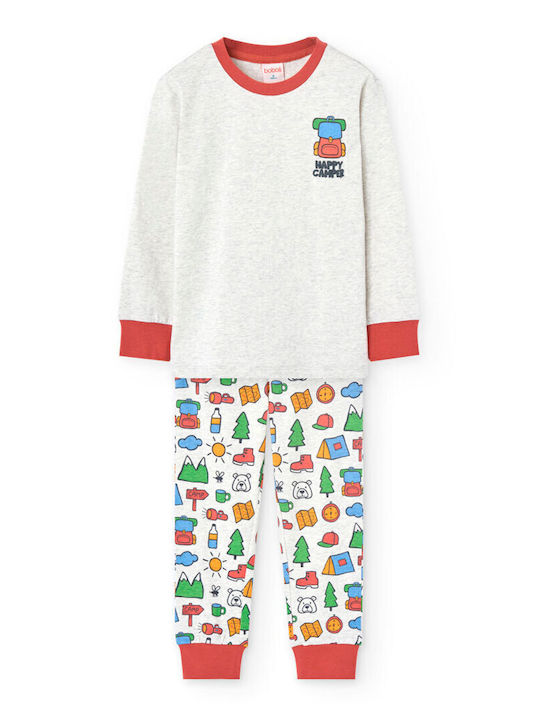 Boboli Kinder Schlafanzug Winterlich Weiß 931003