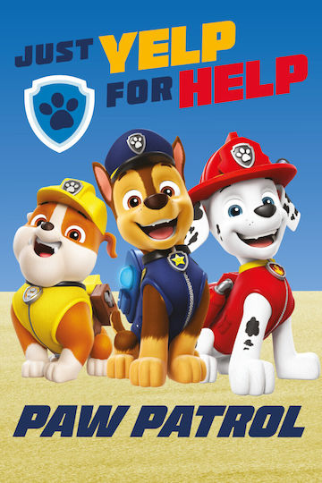 Paw Patrol Decke Mehrfarbig 100x150cm