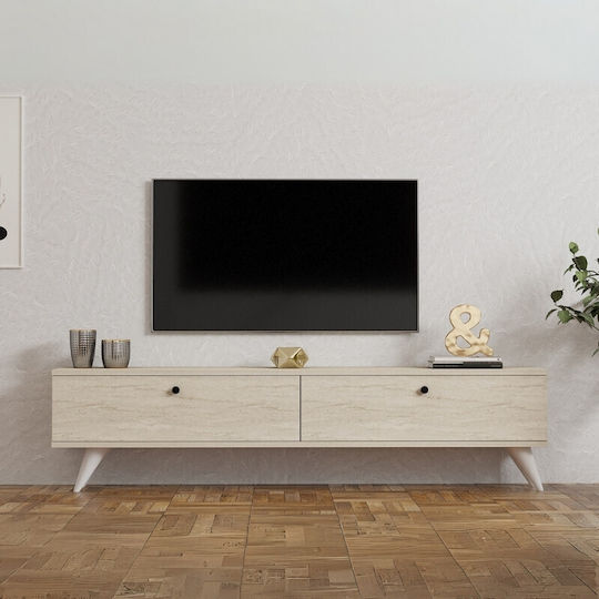 TV Stand Paris Travertine L160xD25xH35cm