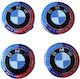 Bmw Performance Ταπες Κεντρου Ζαντας 65mm & 68mm 4 Τεμaxia