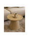 Round Side Table Kamira Wooden Natural W59xD59xH49.5cm