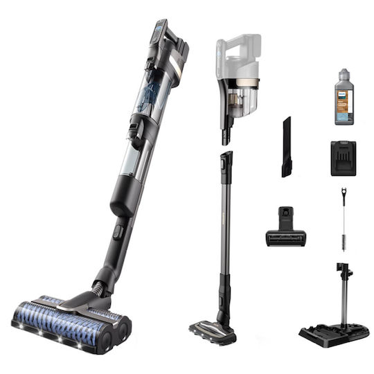 Philips AquaTrio Επαναφορτιζόμενη Σκούπα 2 σε 1 Stick & Χειρός 25.2V Μαύρη