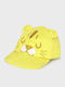 Mayoral Kids' Hat Jockey Fabric Yellow