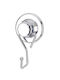 Viosarp Metallic Silver Wall Hanger 8x12x6cm