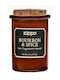 Zippo Aromatisches Kerze in Gefäß mit Parfüm Bourbon & Gewürz 141gr