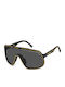 Carrera Unisex Γυαλιά Ηλίου με Μαύρο Κοκκάλινο Σκελετό και Γκρι Φακό SPORT 02/S I46/IR
