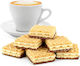 Keto Wafers Cappuccino Flavor Flourless Gluten-Free MCT Low Carb Dm 3pcs x 35.5g