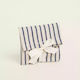 Ribbon Pouch Striped Blue Shade 12cm X 17cm 385217 Ntampoudis Ntm-385217