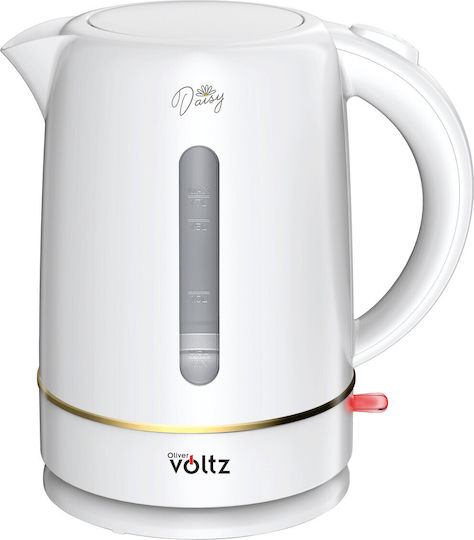 Voltz Daisy Електрическа Кана 1.7л 2200W Бяла