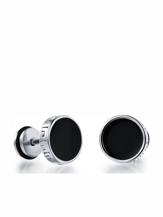 Greca Ohrringe 9mm Unisex Schraube Emaille Edelstahl Tribut 0130553401