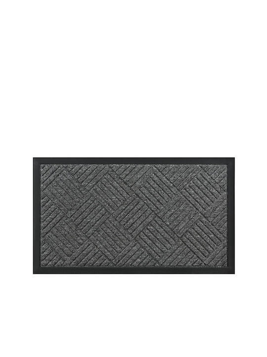 Home Use Fußmatte Rutschfest aus Gummi Gray 60x40cm Dicke 5mm