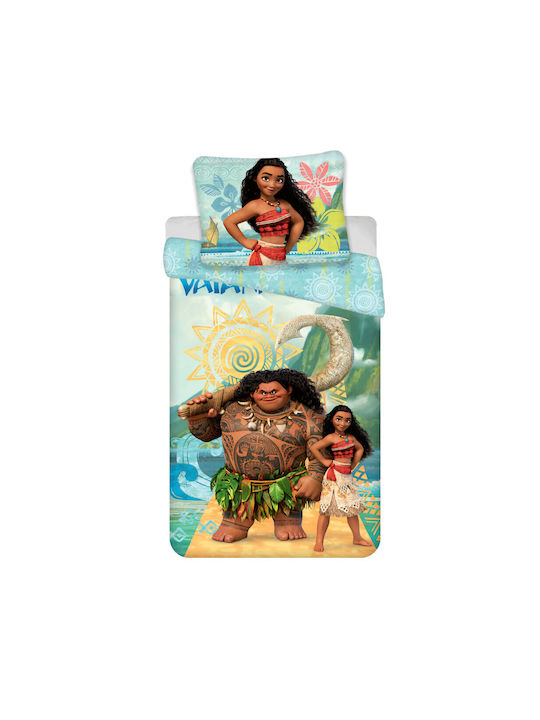 Disney Vaiana Adventure Set Kids Duvet Cover Si...