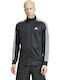 Essentials 3-Stripes Men's Hooded Jacket Black