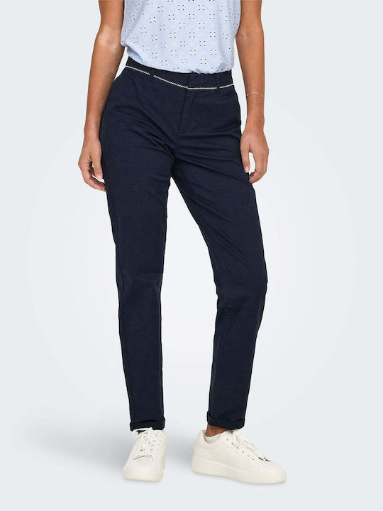 Only Women's Chino Trousers Blue