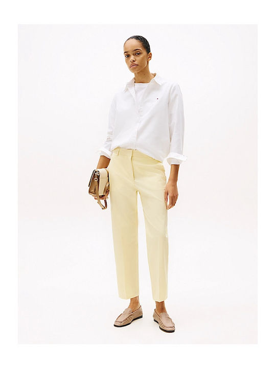 Tommy Hilfiger Women's Fabric Trousers Lemon Zest