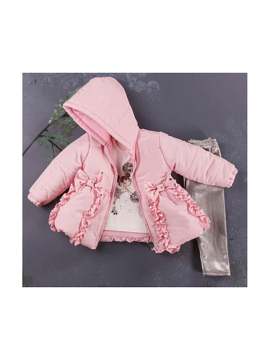 Kids Casual Jacket Pink