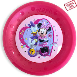 Disney Minnie Mouse Mickey Πιάτο για Party 4τμχ Disney Minnie Mouse Mickey Πιάτο για Party 4τμχ