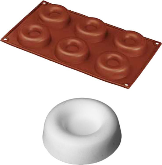 Φόρμα Σιλικόνης 6 Savarin Φ72x23υmm 62ml-happyflex