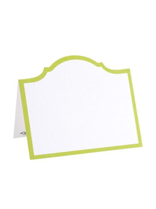 Caspari Christmas Placecard Green